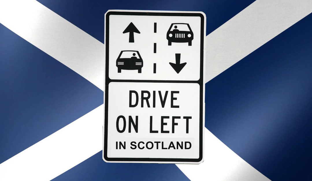En Escocia se conducirá por la derecha.