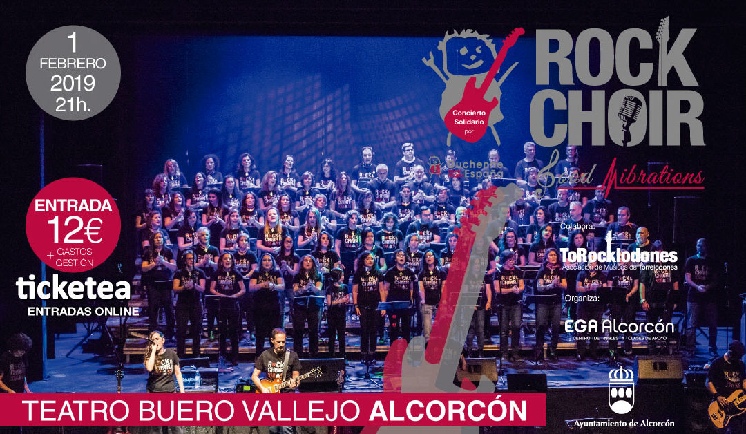 Concierto solidario Rock Choir «Good Vibrations» en Alcorcón